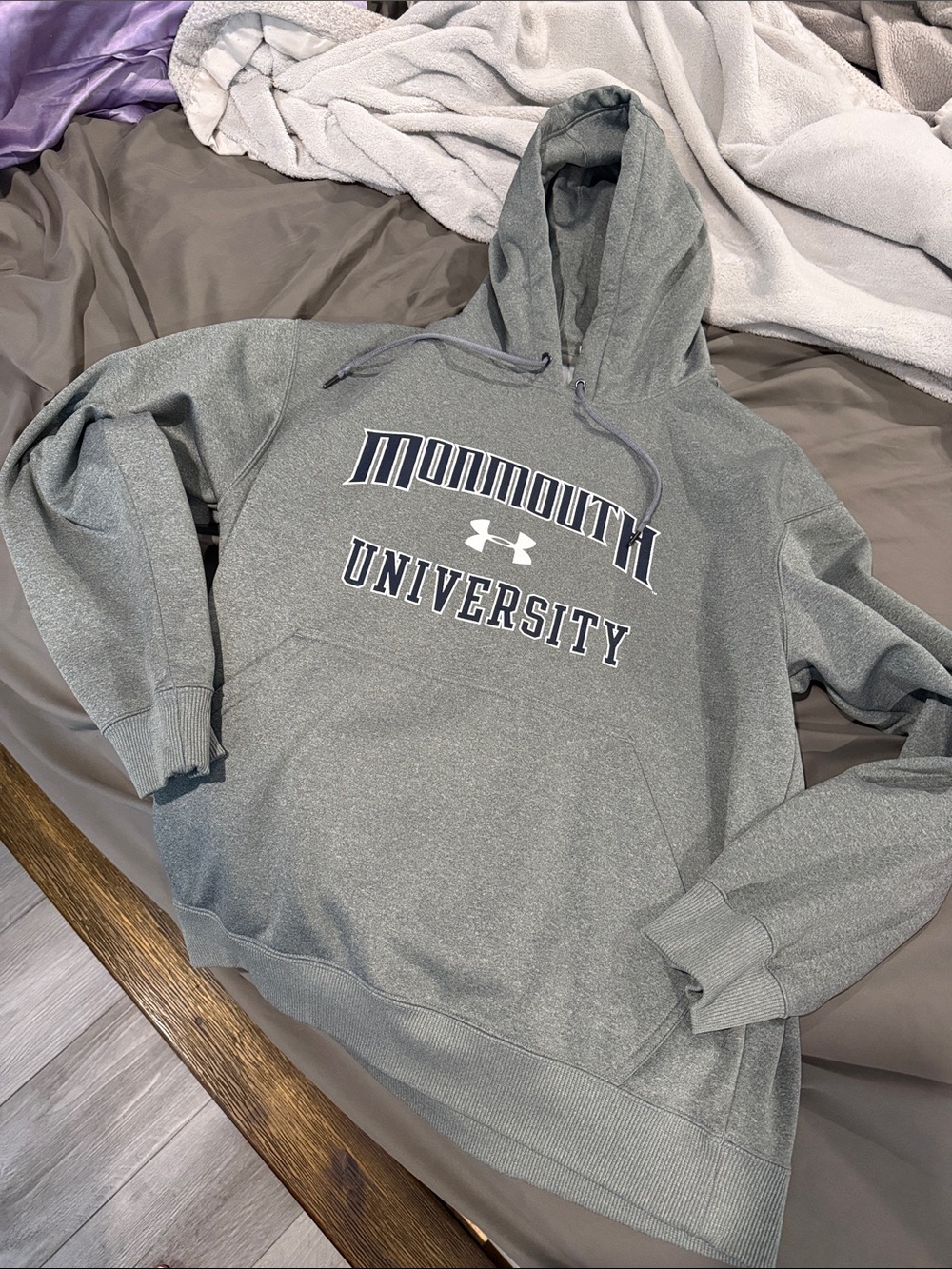Under Armour Gray Monmouth University Women's Hoodie